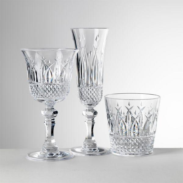 Set da 6 bicchieri tumbler ITALIA modello ACQUA in Sinthetic Crystal by Mario Luca Giusti - MARIKA DE PAOLA - HOME DECOR