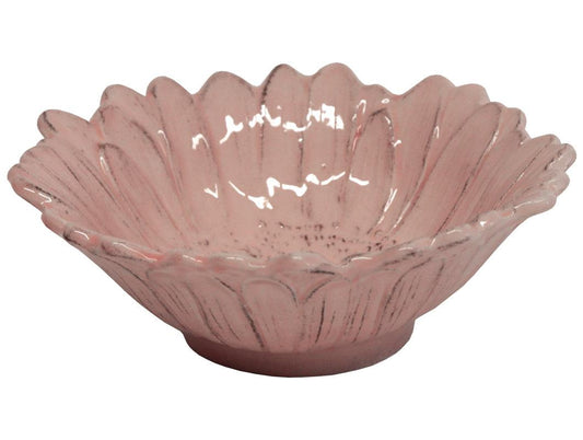 Coppetta Bowl Margherita Romantica in ceramica artigianale toscana, fatto a mano, 16 cm - MARIKA DE PAOLA - HOME DECOR