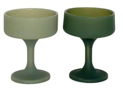 PORTER GREEN - Bicchieri calici da cocktail modello MECC in silicone (confezione da 2) - MARIKA DE PAOLA - HOME DECOR